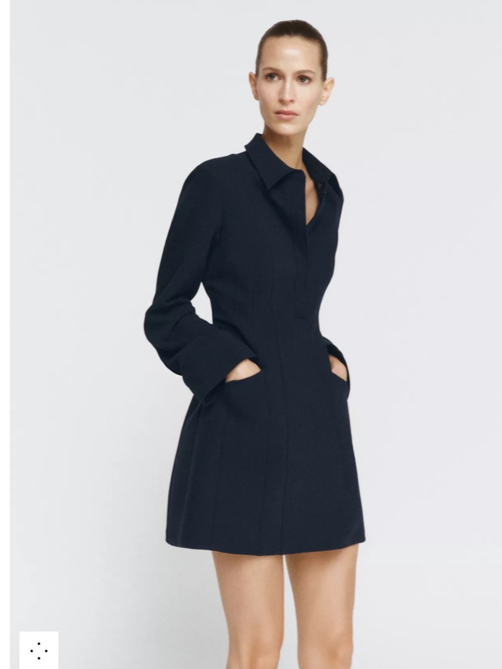 Zara SHORT SHIRT DRESS ZW COLLECTION